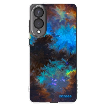 Picasee silikonowe przeźroczyste etui na Samsung Galaxy S25 Edge 5G - Space