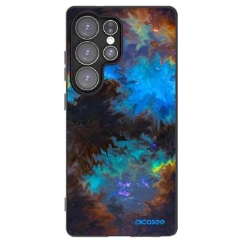 Picasee silikonowe czarne etui na Samsung Galaxy S25 Ultra 5G - Space