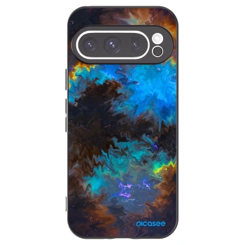 Picasee silikonowe czarne etui na Google Pixel 9 Pro - Space