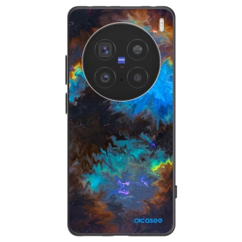 Picasee silikonowe czarne etui na Vivo X200 Pro - Space