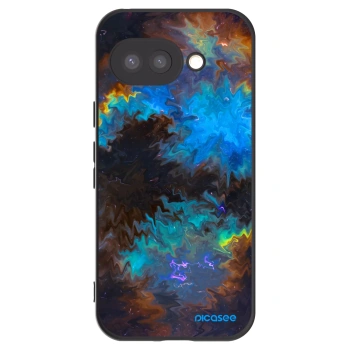 Picasee silikonowe czarne etui na Google Pixel 9a - Space