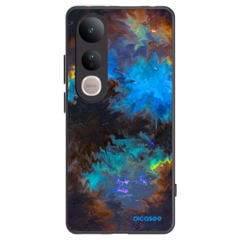 Picasee silikonowe czarne etui na Vivo V50 Lite 5G - Space