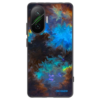 Picasee silikonowe czarne etui na Xiaomi Poco F7 5G - Space