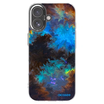 Picasee silikonowe przeźroczyste etui na Apple iPhone 17 - Space
