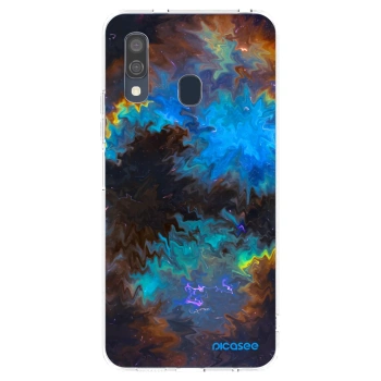 Picasee silikonowe przeźroczyste etui na Samsung Galaxy A40 A405F - Space