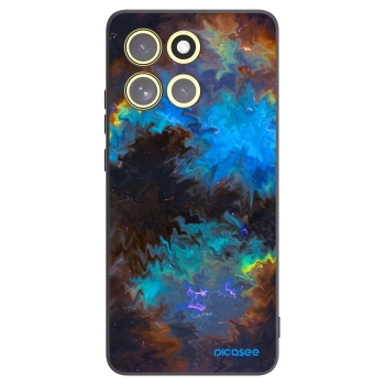 Picasee silikonowe czarne etui na Motorola Moto G86 5G - Space
