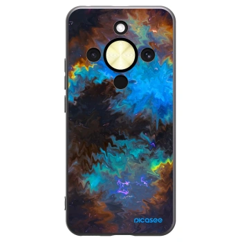 Picasee silikonowe czarne etui na Honor Magic8 Lite 5G - Space