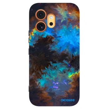 Picasee silikonowe czarne etui na Honor 600 - Space