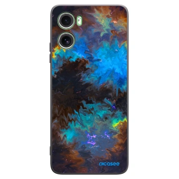 Picasee silikonowe czarne etui na Motorola Moto G06 - Space