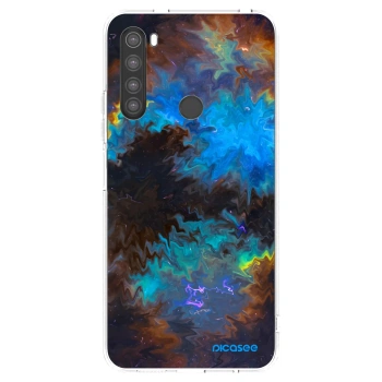 Picasee silikonowe przeźroczyste etui na Xiaomi Redmi Note 8 - Space