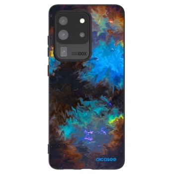 Picasee silikonowe czarne etui na Samsung Galaxy S20 Ultra 5G G988F - Space
