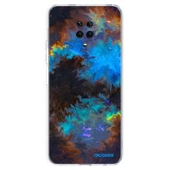 Picasee silikonowe przeźroczyste etui na Xiaomi Redmi Note 9 Pro - Space