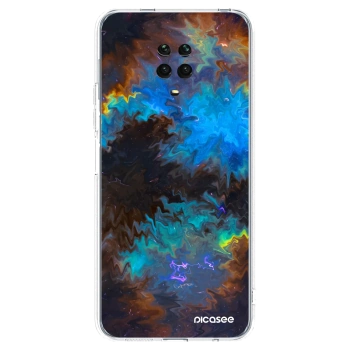 Picasee silikonowe przeźroczyste etui na Xiaomi Redmi Note 9S - Space