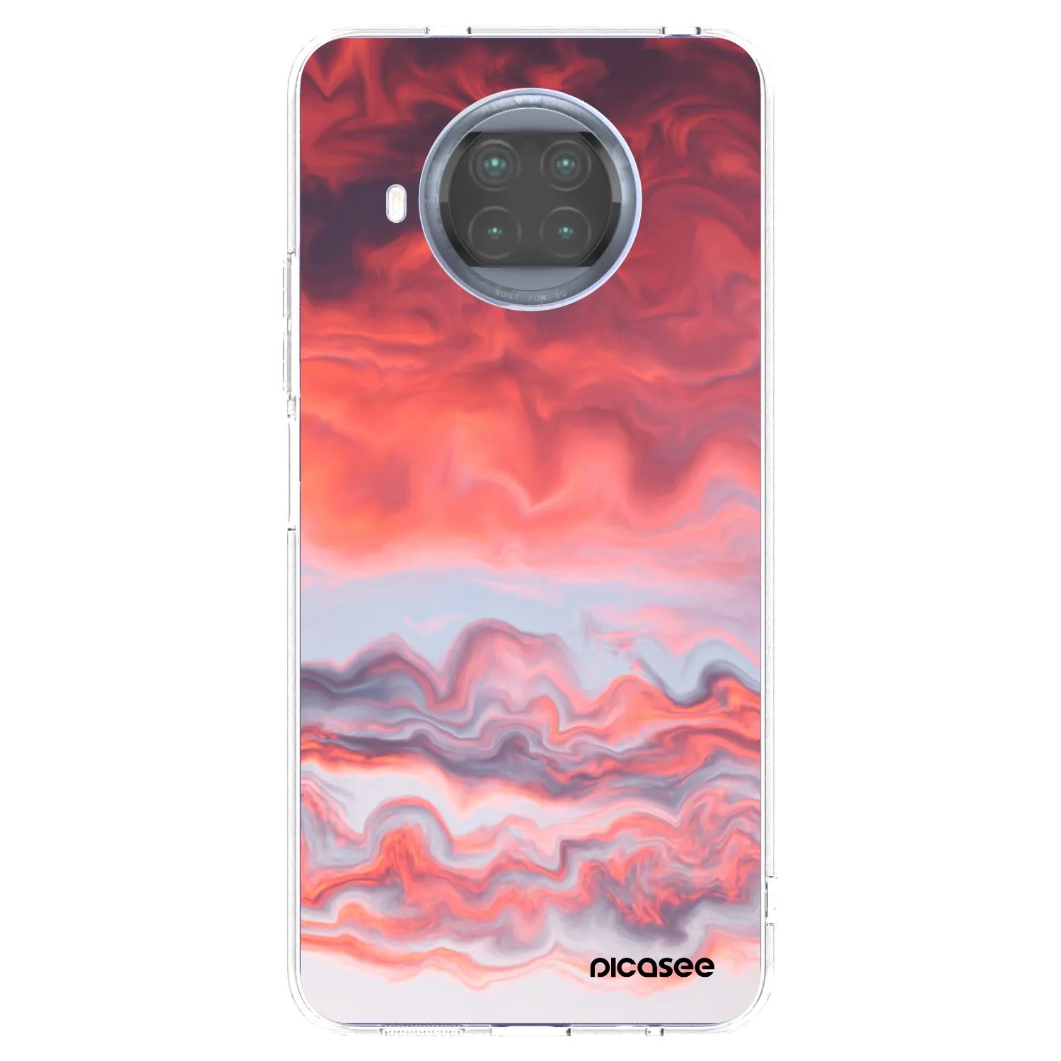 Picasee silikonowe przeźroczyste etui na Xiaomi Mi 10T Lite - Sunset