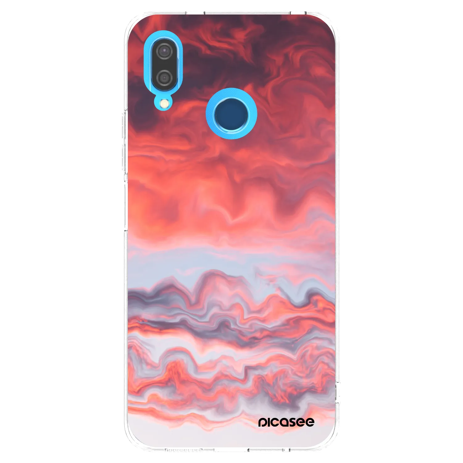 Picasee silikonowe przeźroczyste etui na Huawei P20 Lite - Sunset