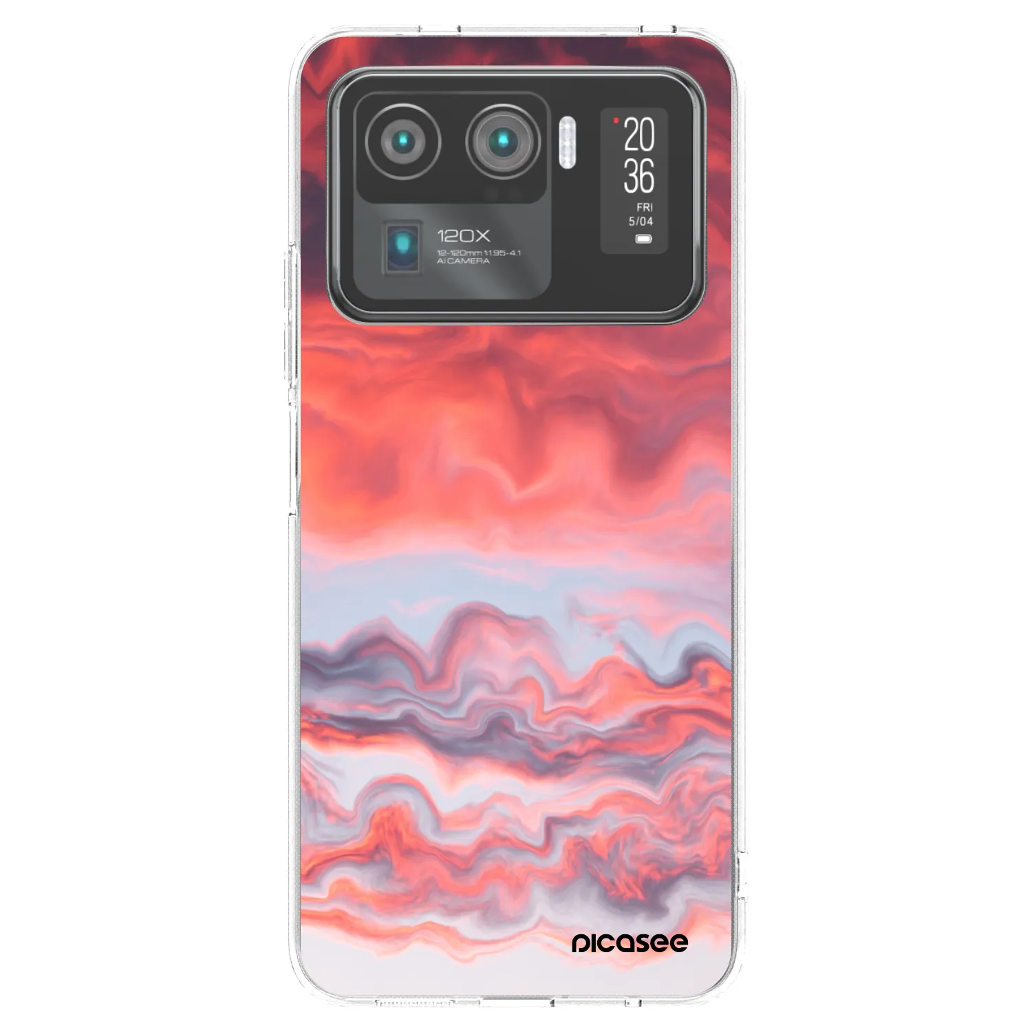 Picasee silikonowe przeźroczyste etui na Xiaomi Mi 11 Ultra - Sunset