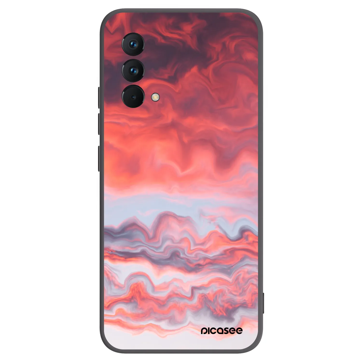 Picasee silikonowe czarne etui na Realme GT Master Edition 5G - Sunset