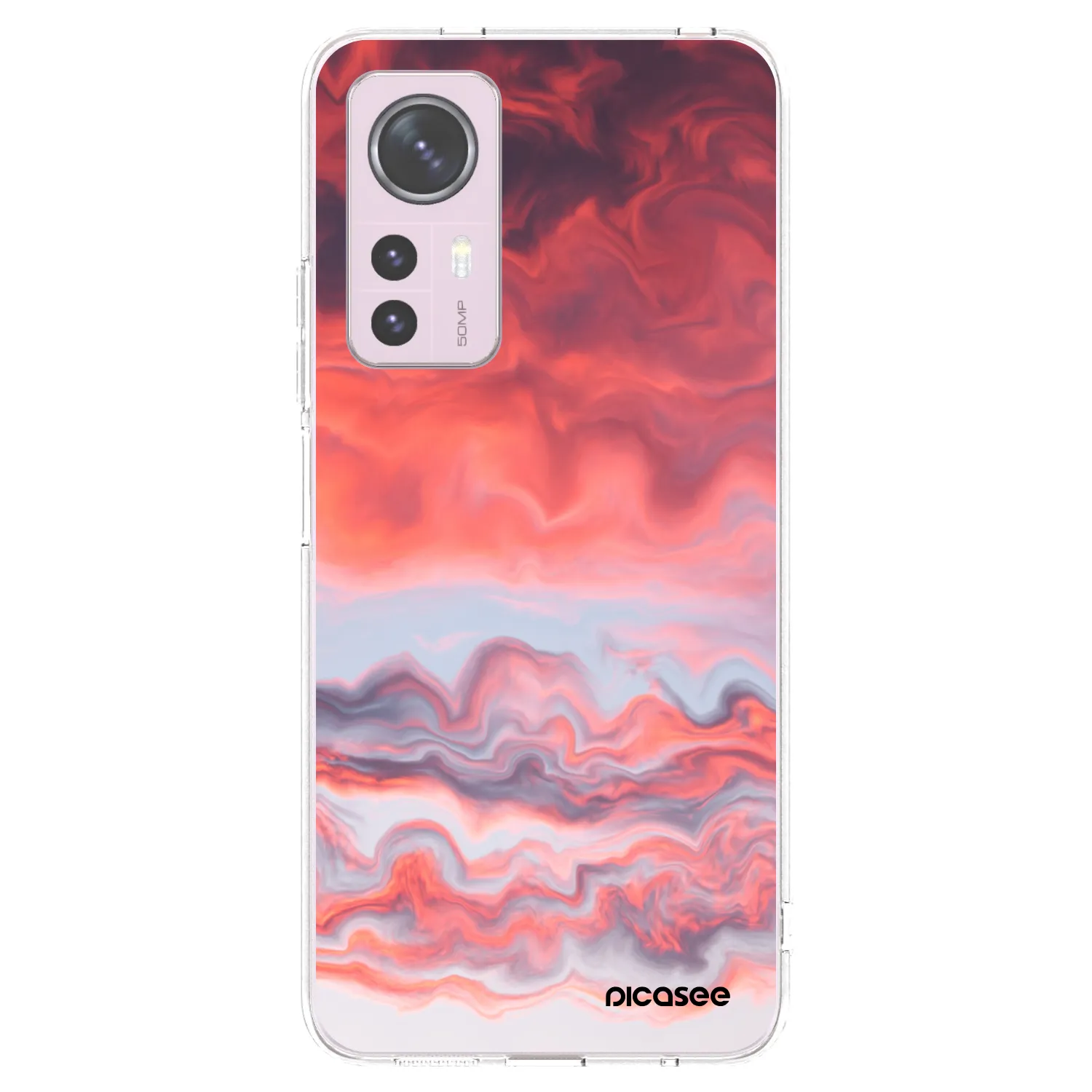 Picasee silikonowe przeźroczyste etui na Xiaomi 12 - Sunset
