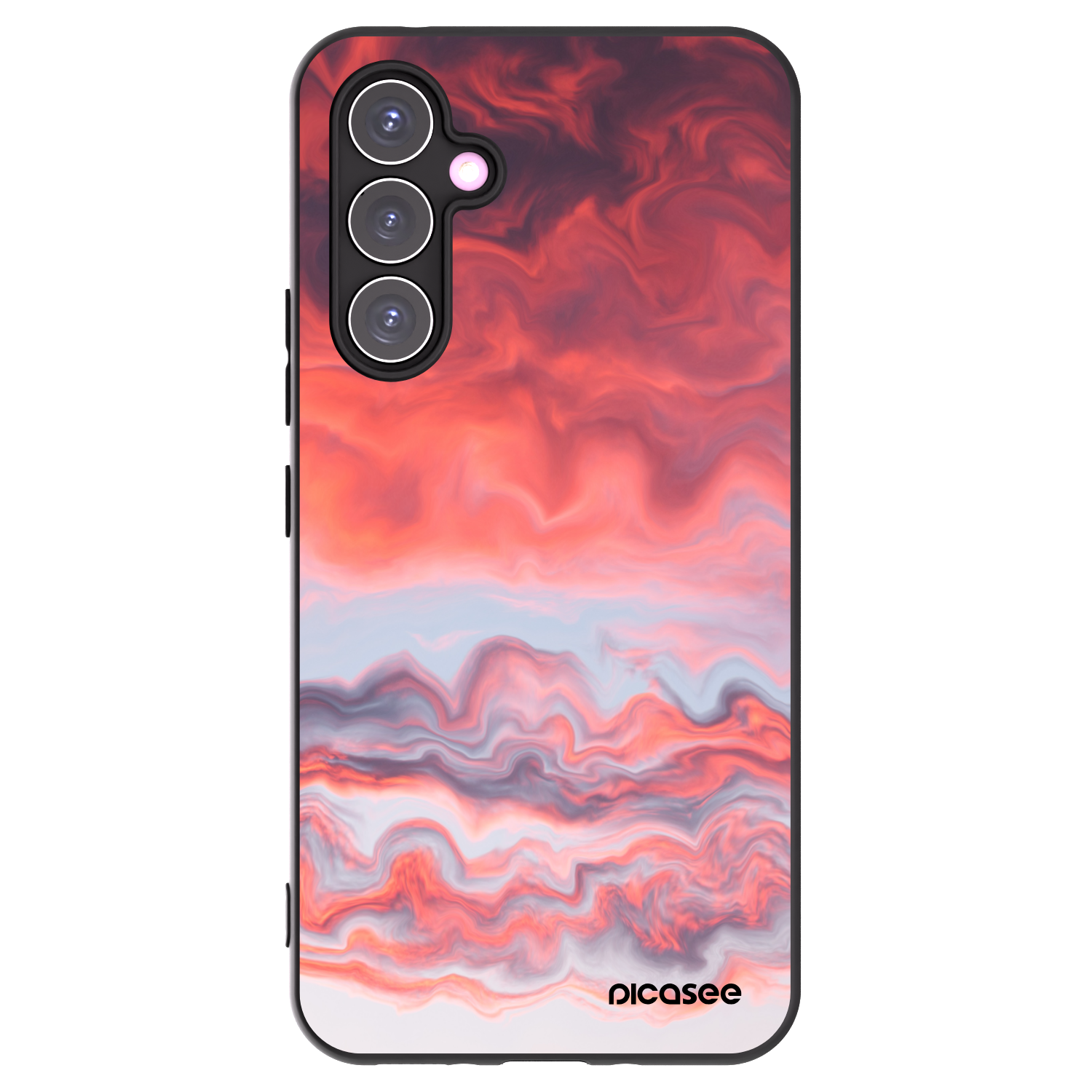 Picasee silikonowe czarne etui na Samsung Galaxy A54 5G A546B - Sunset