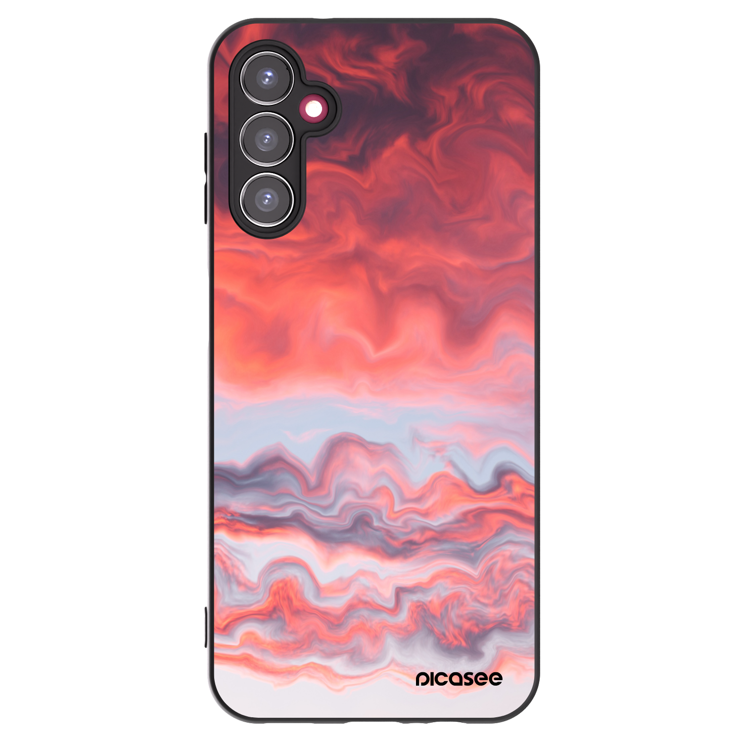 Picasee silikonowe czarne etui na Samsung Galaxy A14 5G A146P - Sunset