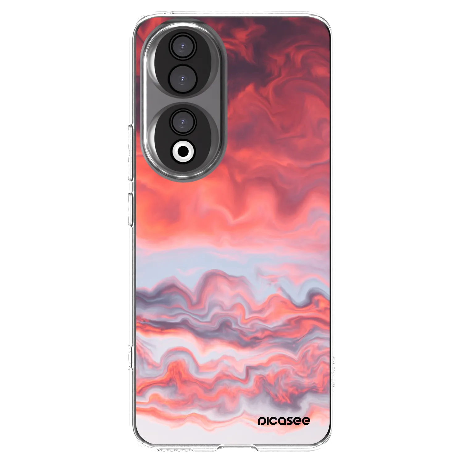 Picasee silikonowe przeźroczyste etui na Honor 90 5G - Sunset