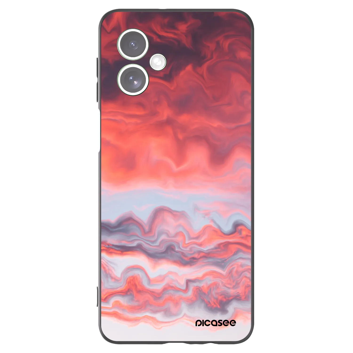 Picasee silikonowe czarne etui na Motorola Moto G54 5G - Sunset