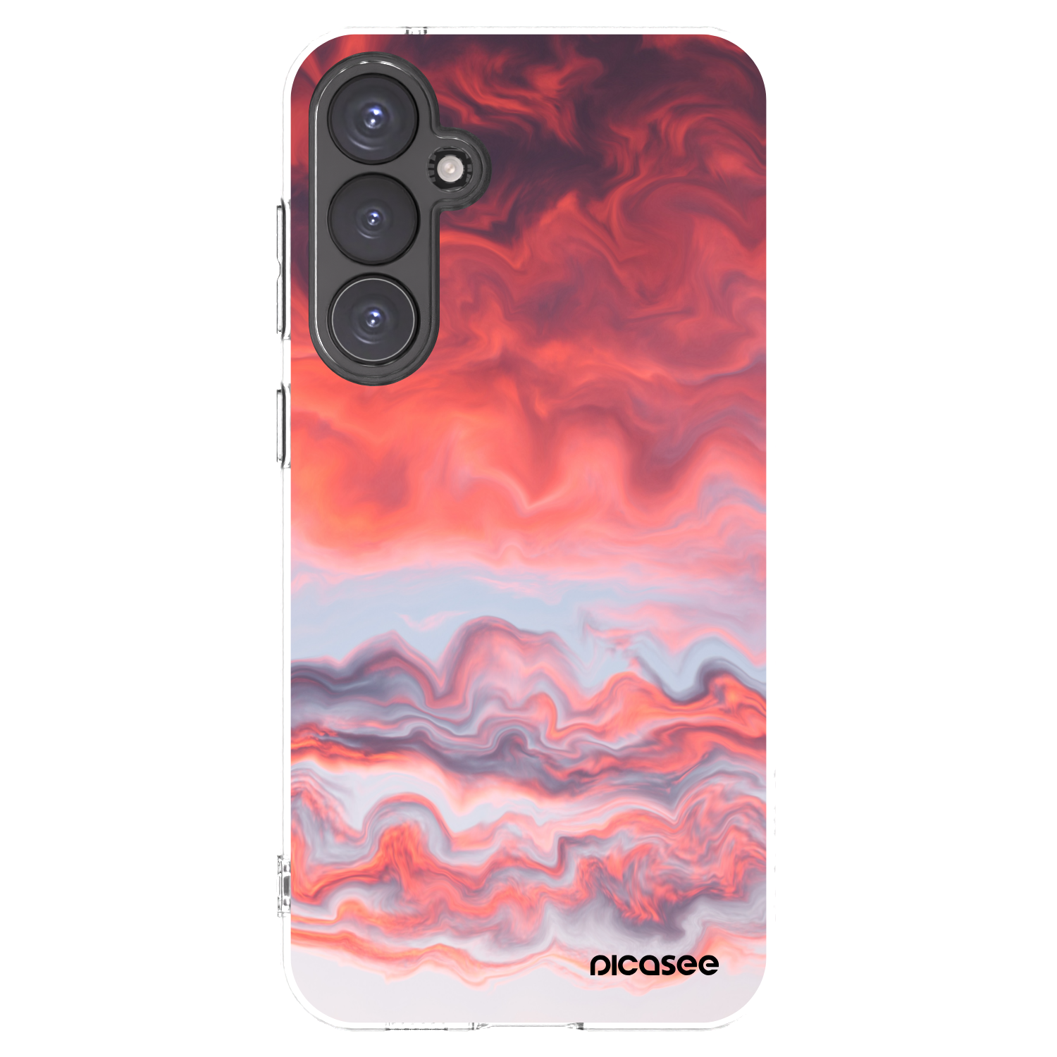 Picasee silikonowe przeźroczyste etui na Samsung Galaxy S23 FE S711B - Sunset
