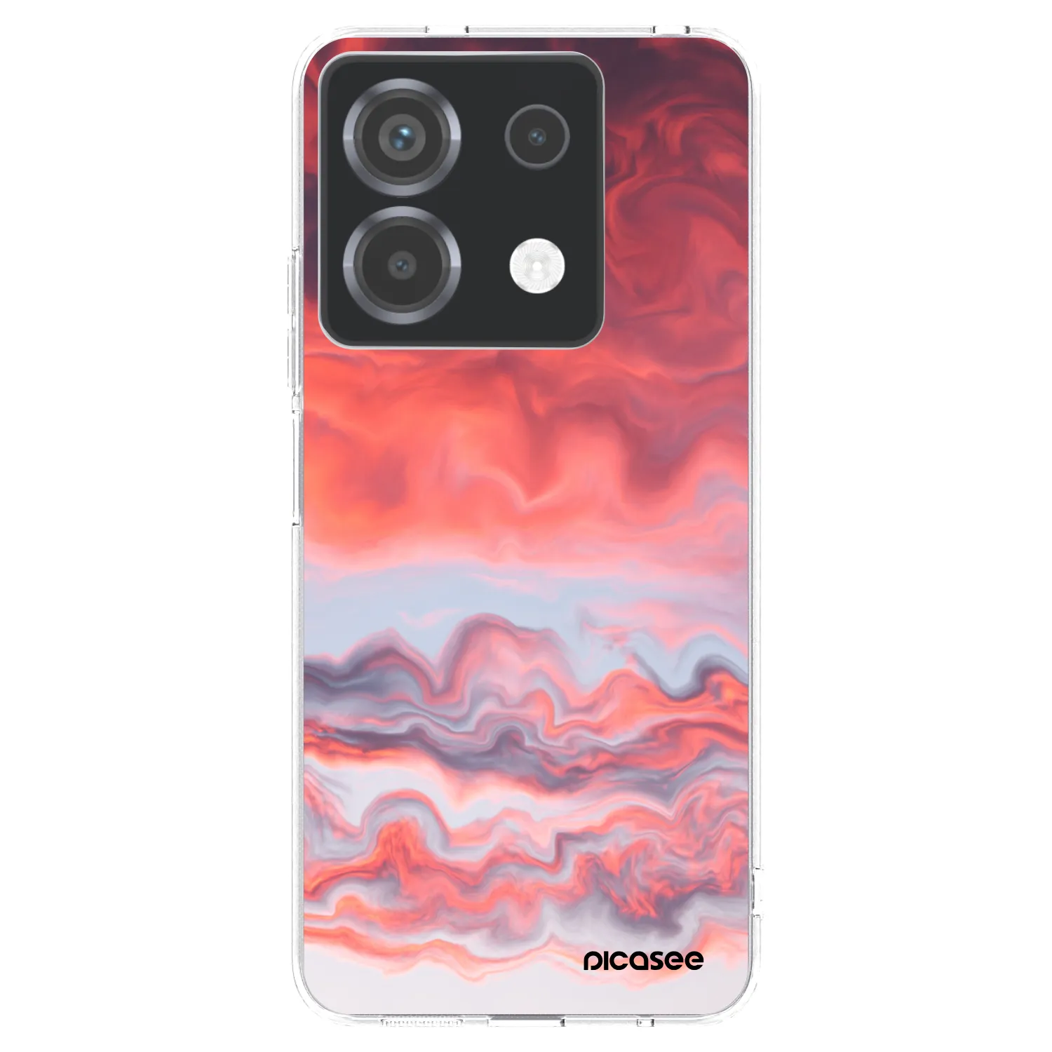 Picasee silikonowe przeźroczyste etui na Xiaomi Poco X6 - Sunset