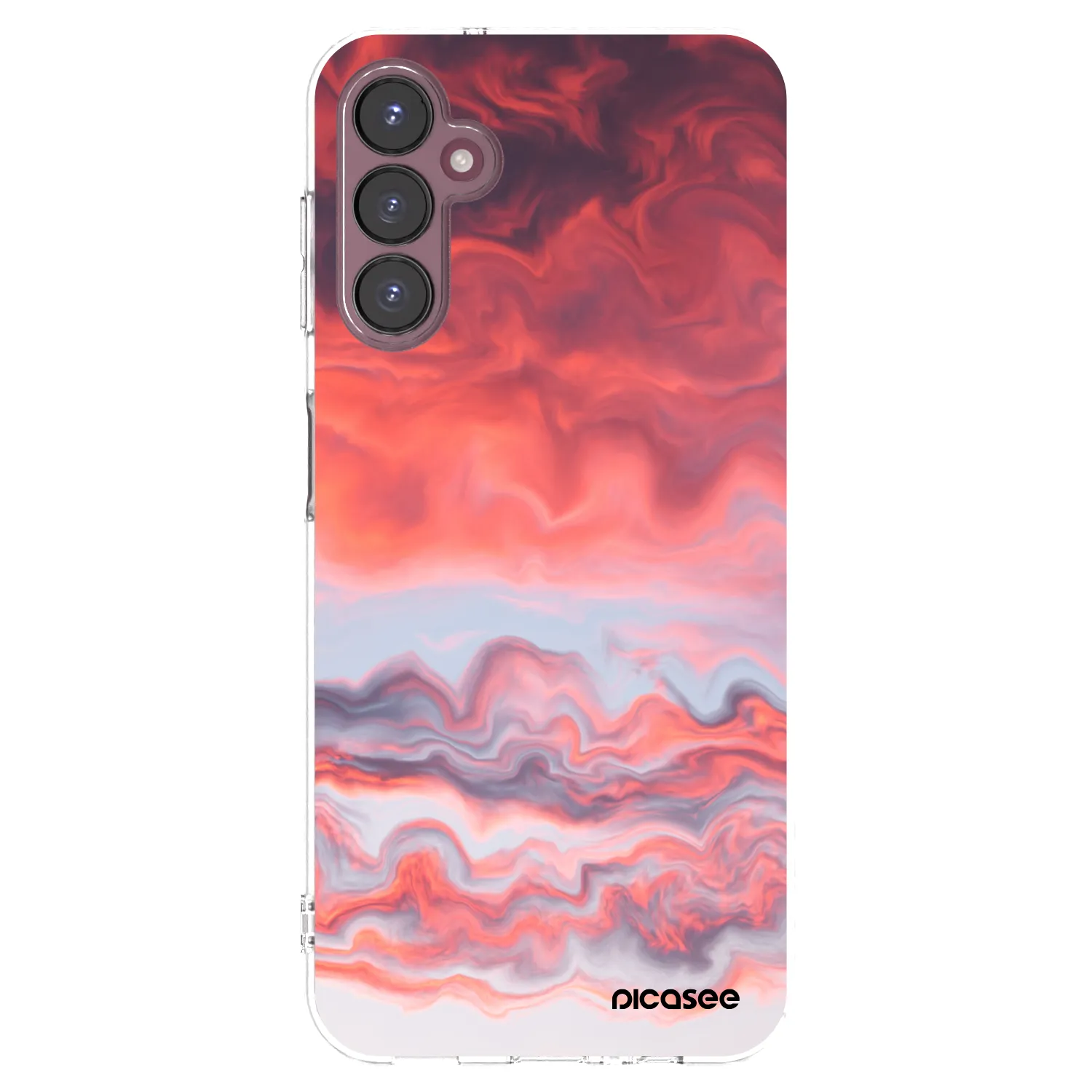 Picasee silikonowe przeźroczyste etui na Samsung Galaxy A05s A057G - Sunset