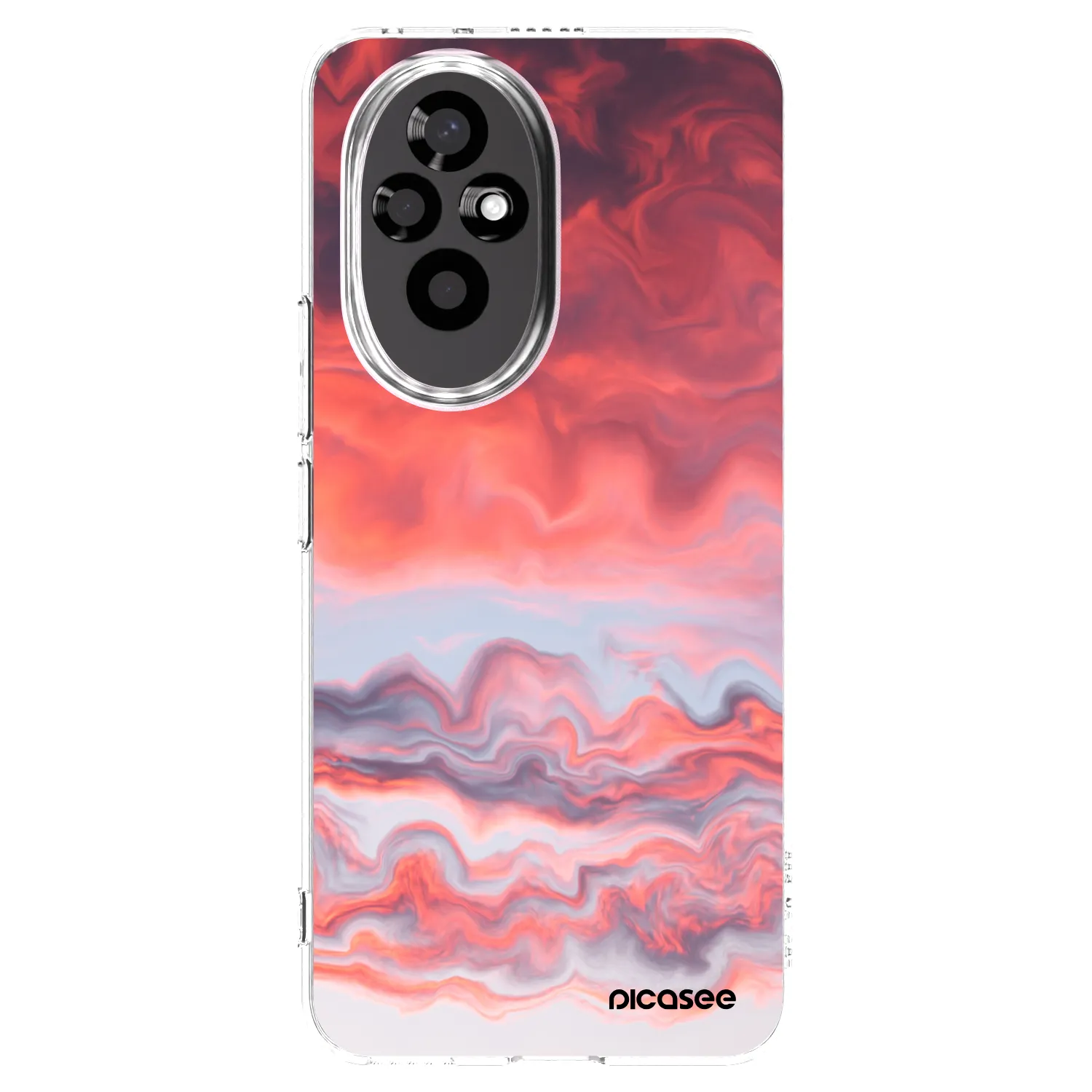 Picasee silikonowe przeźroczyste etui na Honor 200 5G - Sunset