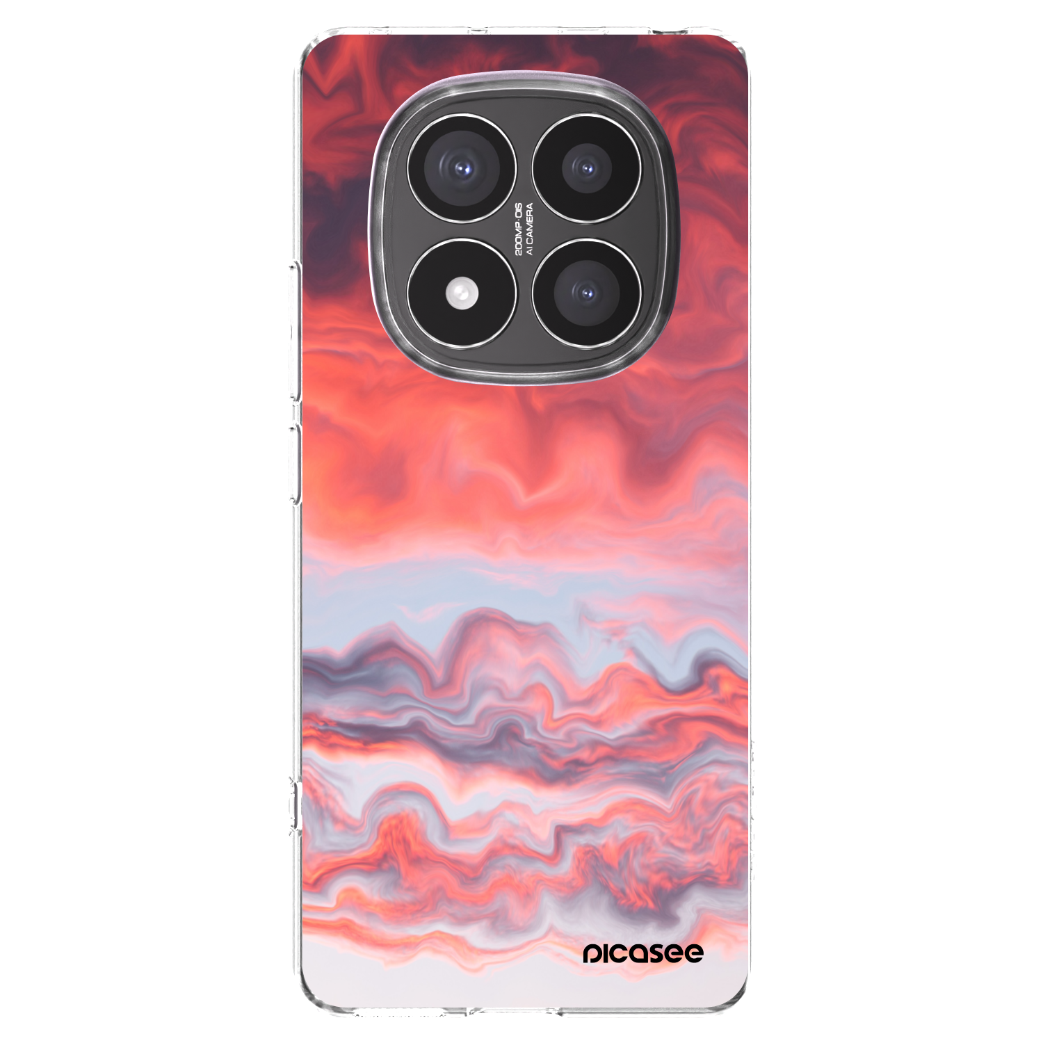 Picasee silikonowe przeźroczyste etui na Xiaomi Redmi Note 14 Pro+ 5G - Sunset