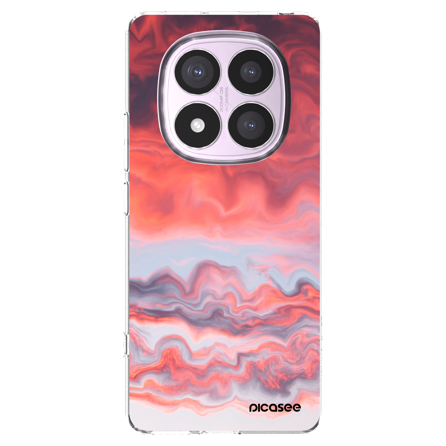 Picasee silikonowe przeźroczyste etui na Xiaomi Redmi Note 14 Pro 5G - Sunset