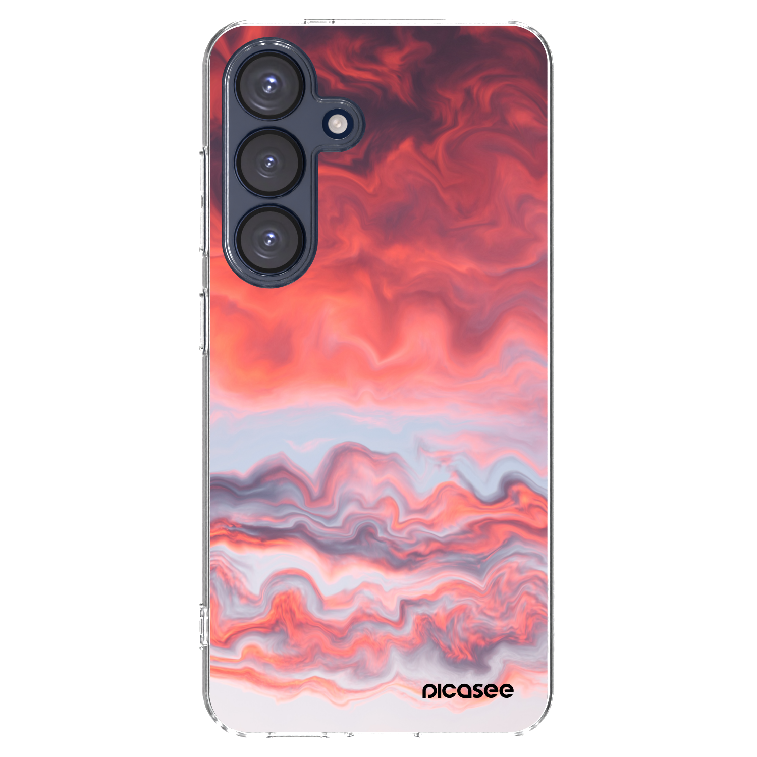 Picasee silikonowe przeźroczyste etui na Samsung Galaxy S25 5G - Sunset
