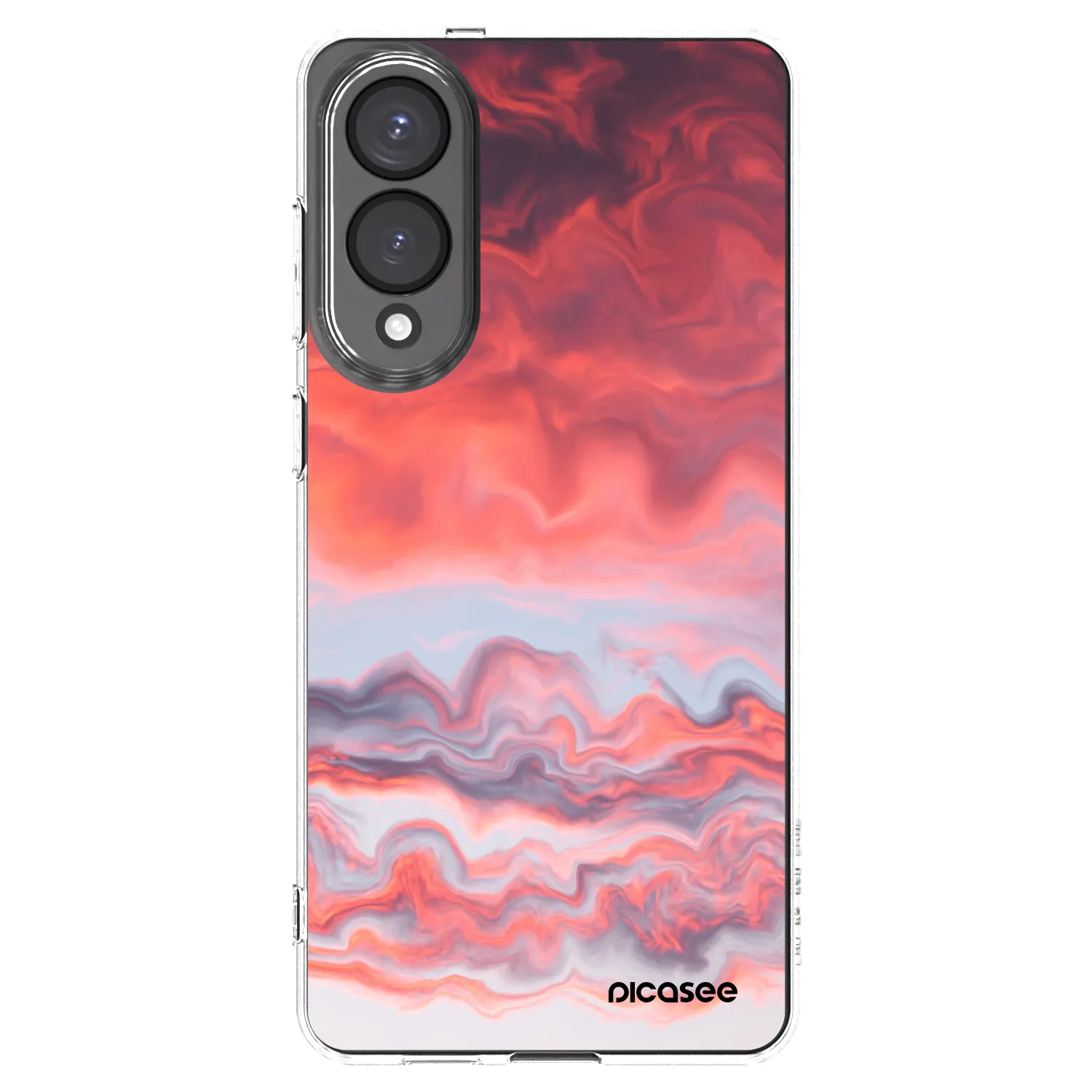 Picasee silikonowe przeźroczyste etui na Samsung Galaxy S25 Edge 5G - Sunset
