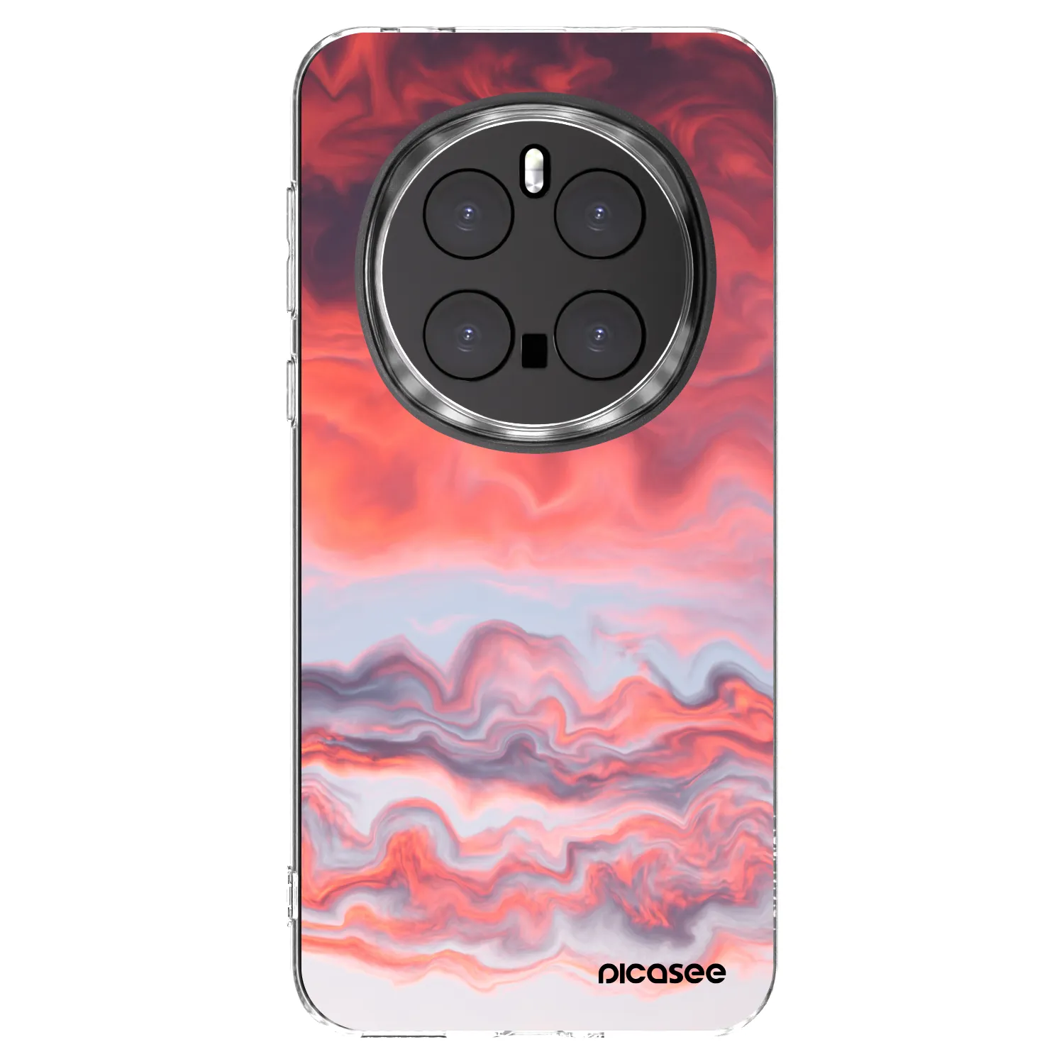 Picasee silikonowe przeźroczyste etui na Honor Magic7 Pro 5G - Sunset