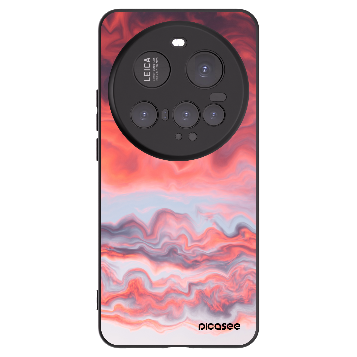 Picasee silikonowe czarne etui na Xiaomi 15 Ultra - Sunset