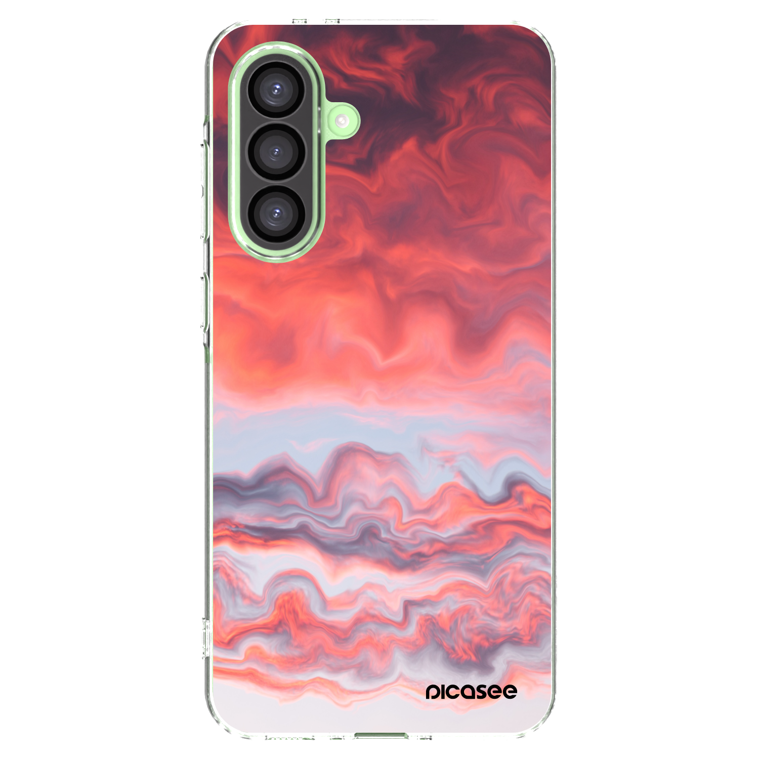 Picasee silikonowe przeźroczyste etui na Samsung Galaxy A26 5G A266B - Sunset