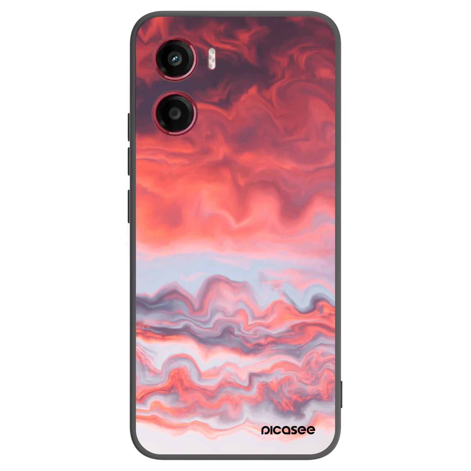 Picasee silikonowe czarne etui na Motorola Moto G05 - Sunset