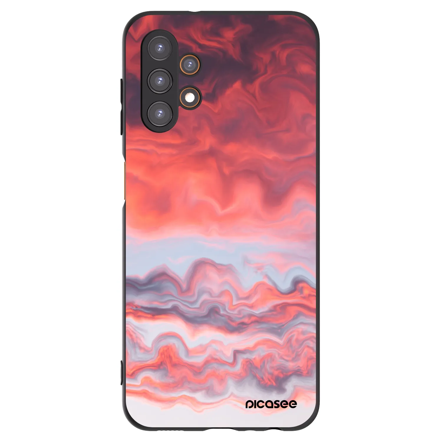 Picasee silikonowe czarne etui na Samsung Galaxy A13 5G - Sunset