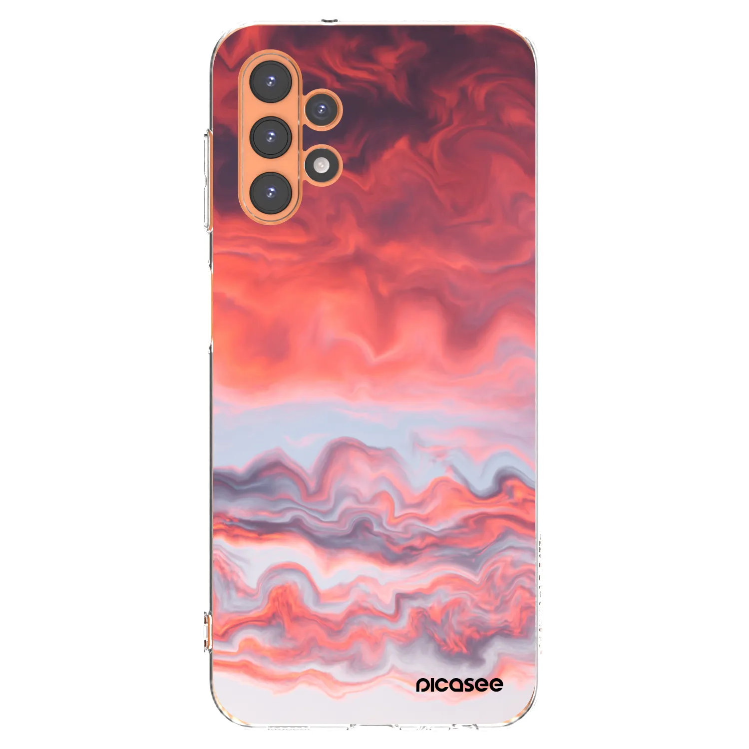 Picasee silikonowe przeźroczyste etui na Samsung Galaxy A13 5G - Sunset