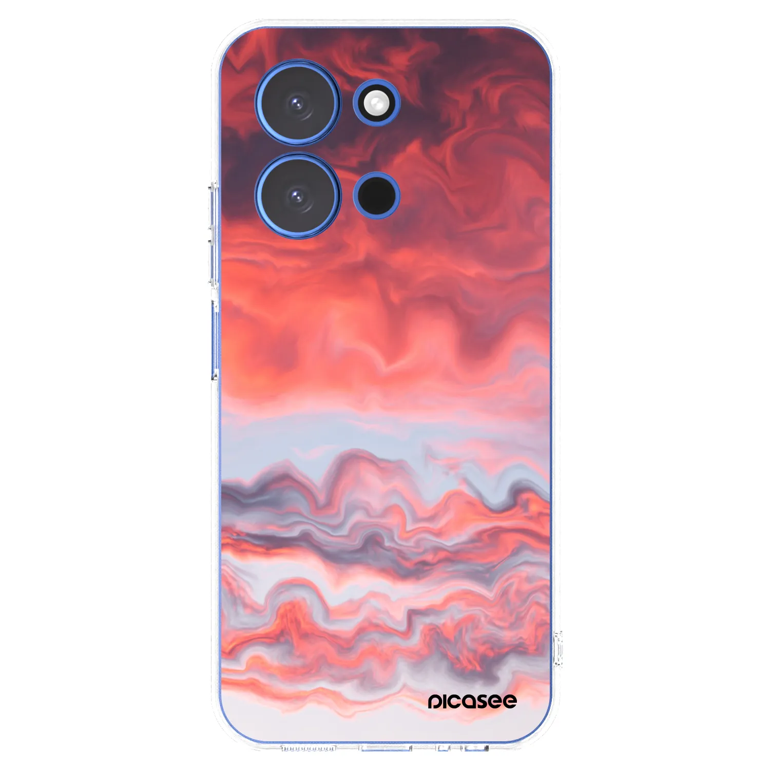 Picasee silikonowe przeźroczyste etui na Xiaomi Redmi 15C 4G - Sunset