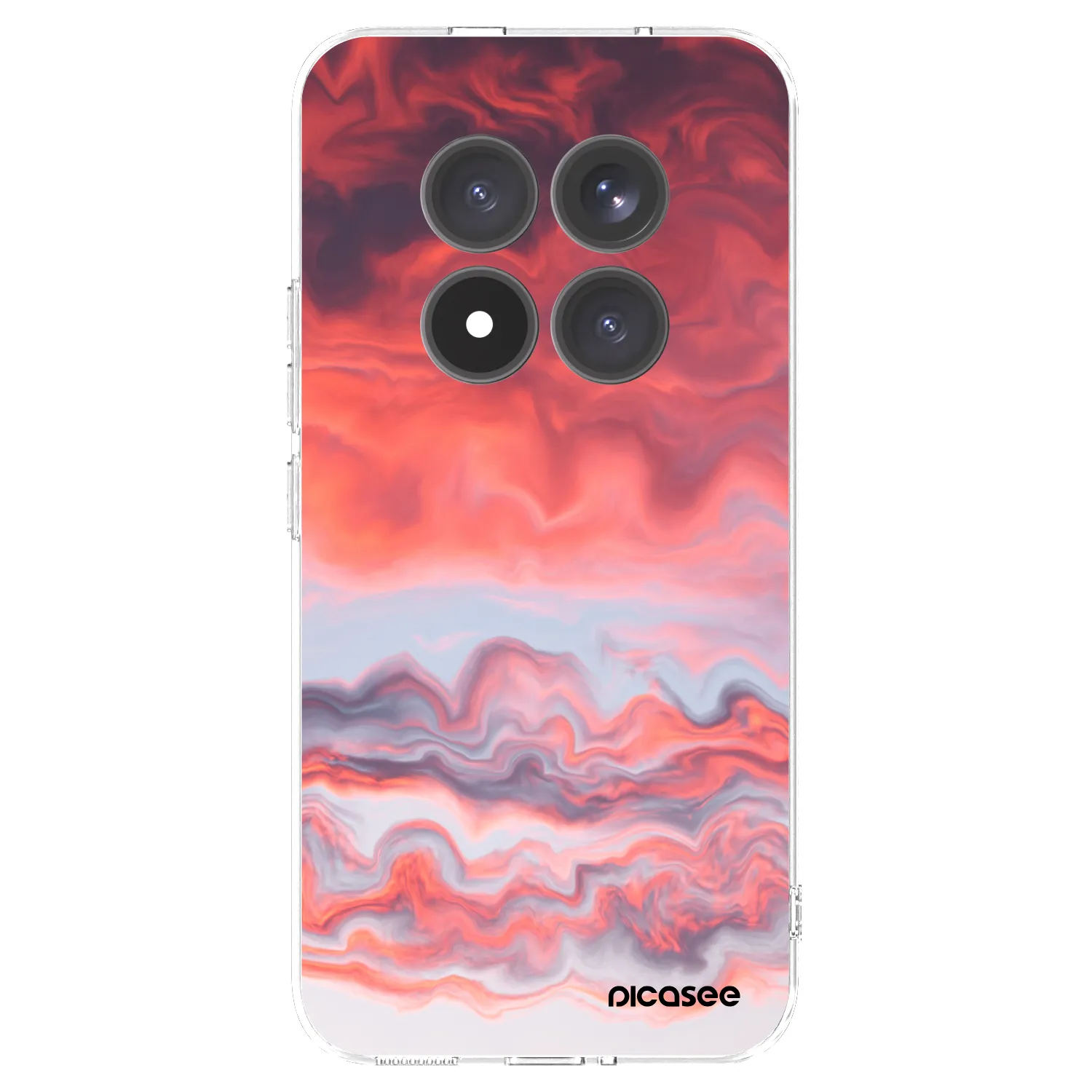 Picasee silikonowe przeźroczyste etui na Xiaomi Redmi Note 15 Pro+ - Sunset
