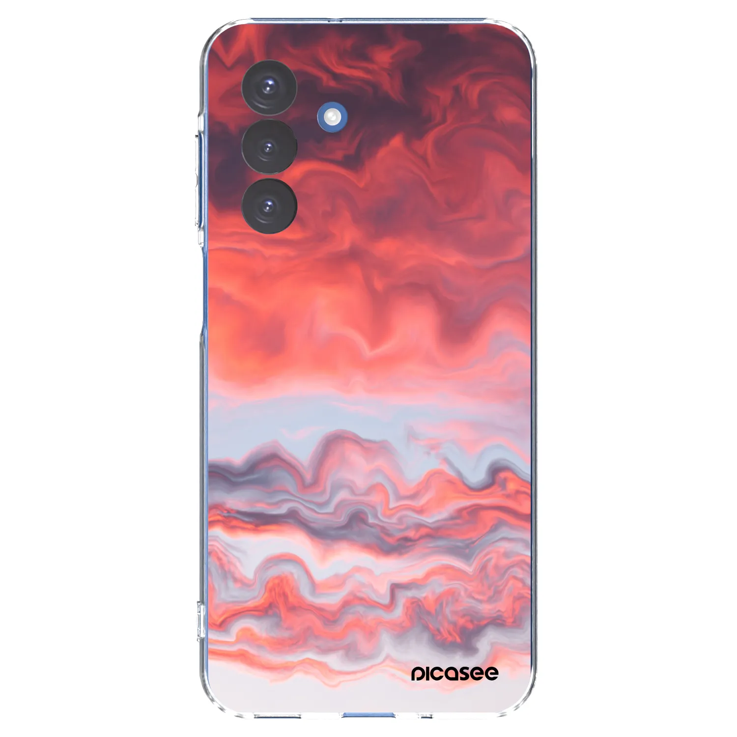 Picasee silikonowe przeźroczyste etui na Samsung Galaxy A17 5G - Sunset