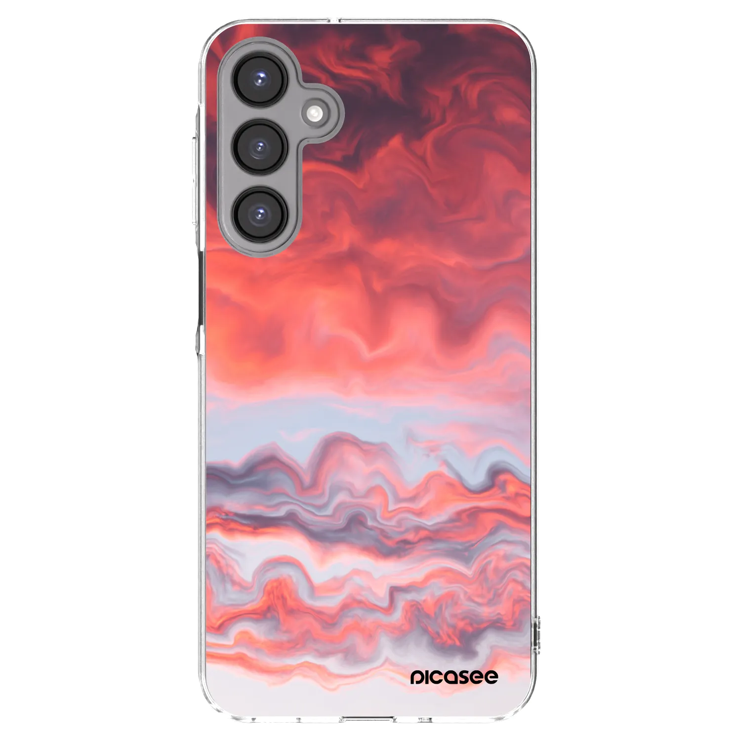 Picasee silikonowe przeźroczyste etui na Samsung Galaxy A16 4G - Sunset