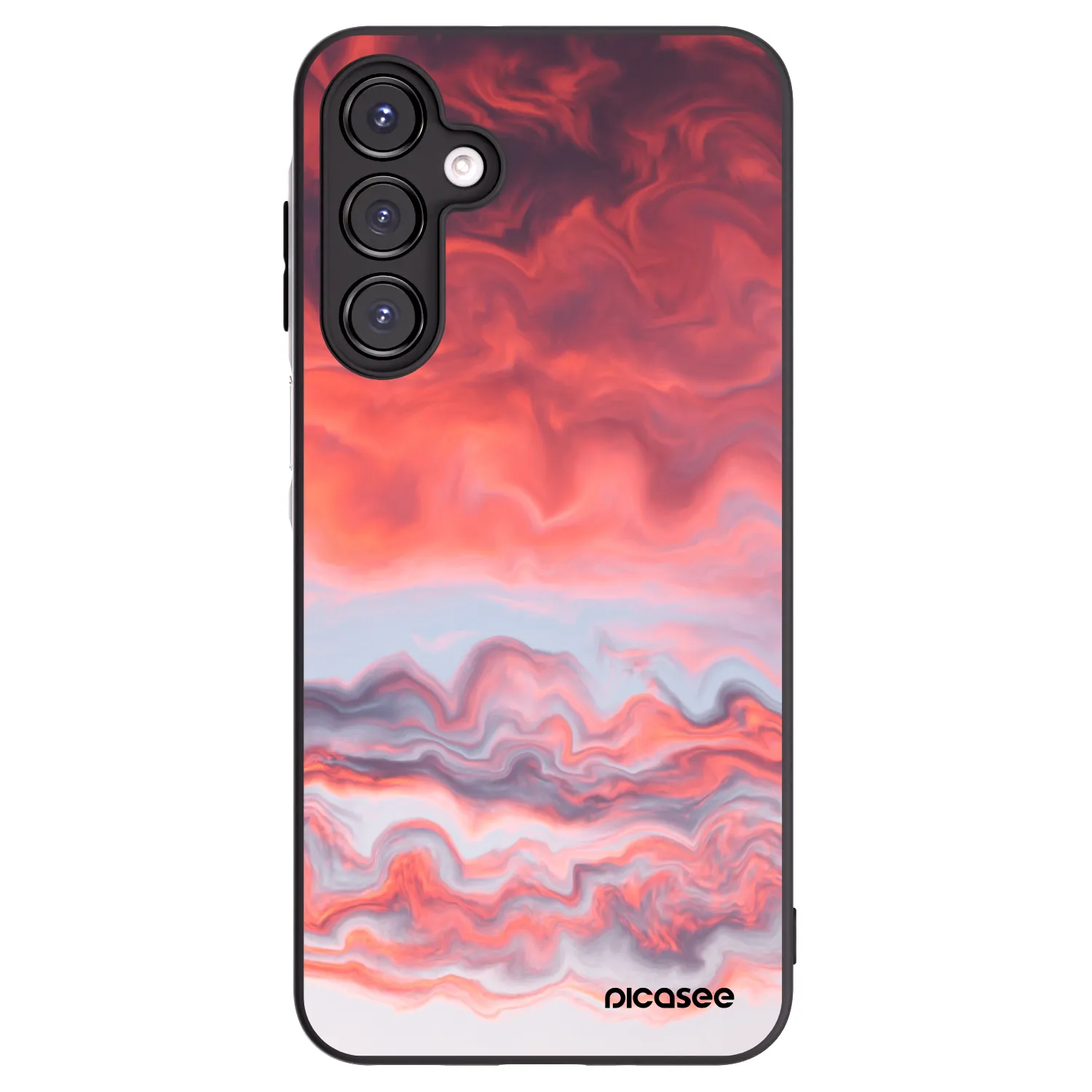 Picasee silikonowe czarne etui na Samsung Galaxy A16 4G - Sunset