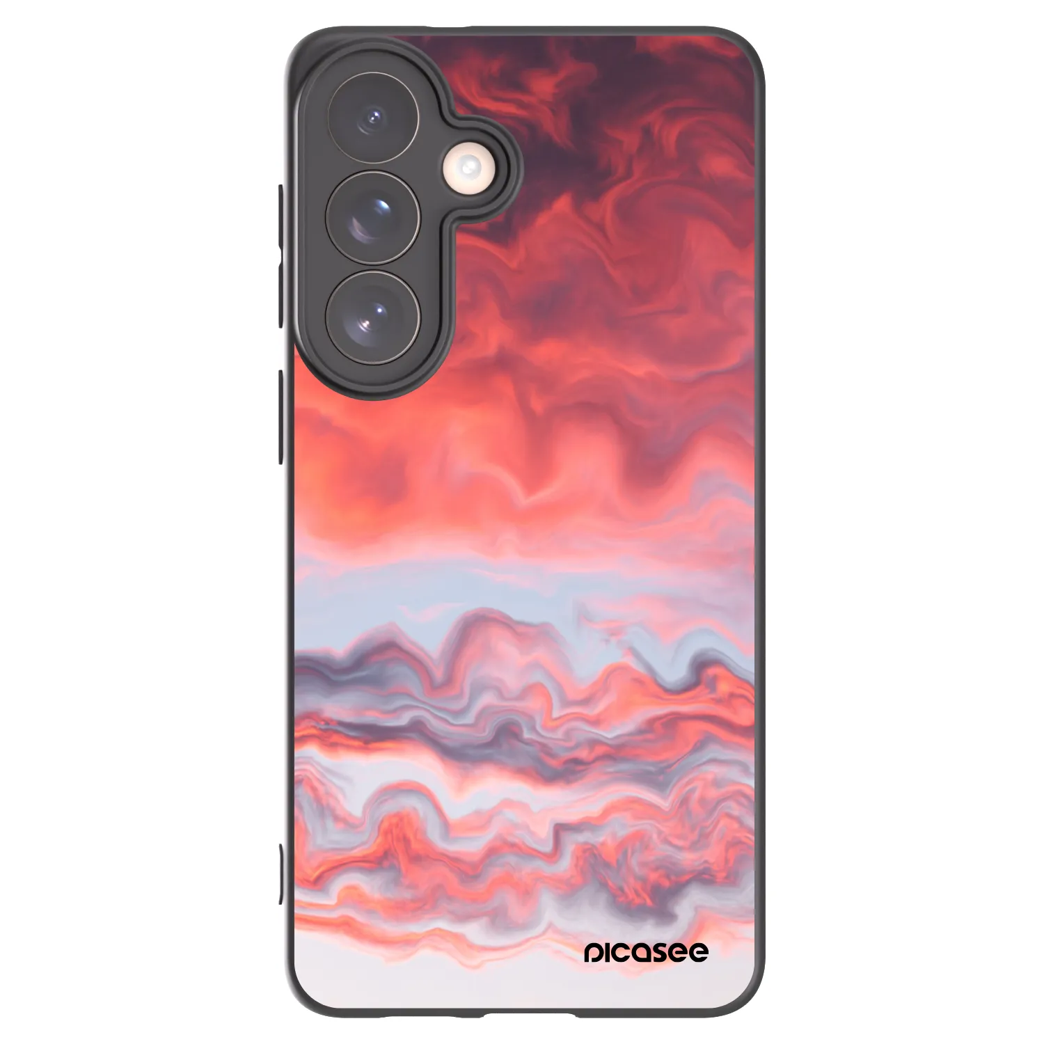 Picasee silikonowe czarne etui na Samsung Galaxy S26+ - Sunset