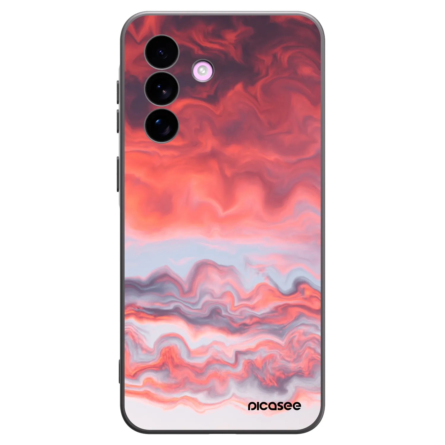 Picasee silikonowe czarne etui na Samsung Galaxy A57 5G - Sunset