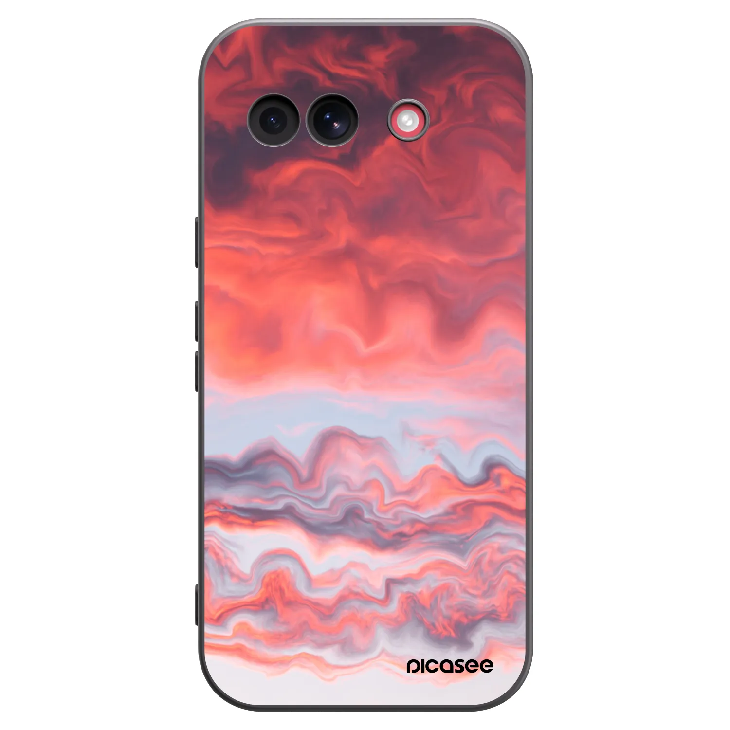 Picasee silikonowe czarne etui na Google Pixel 10a - Sunset