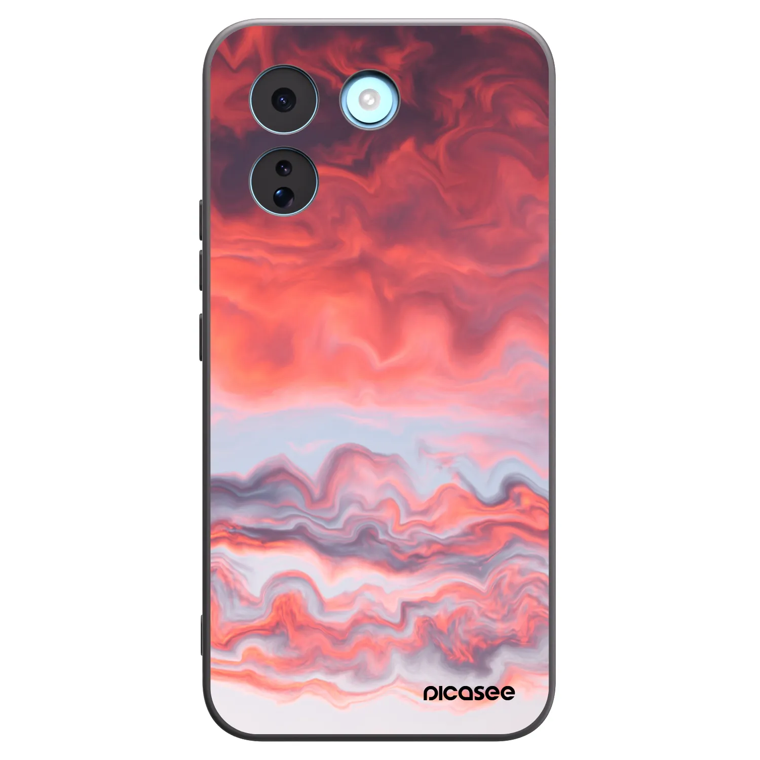 Picasee silikonowe czarne etui na Xiaomi Redmi Note 17 Pro MAX 5G - Sunset