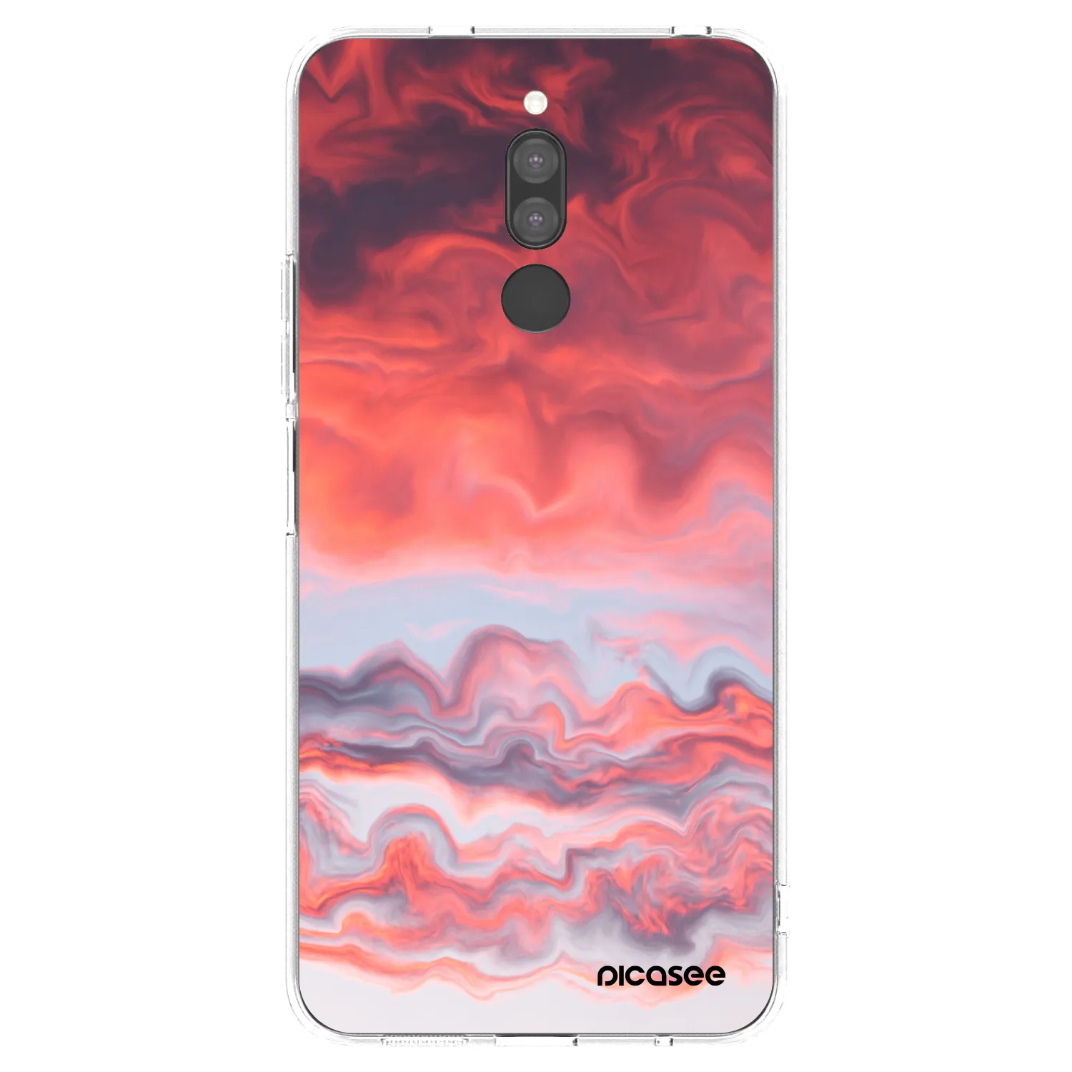 Picasee silikonowe przeźroczyste etui na Xiaomi Redmi 8 - Sunset
